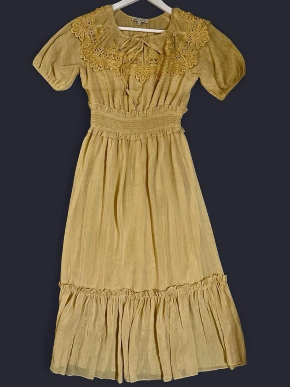 🌼 MOON RIVER 🌼 midi sundress XS - Picture 2 of 2